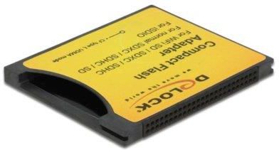 Delock Adapter karty SD/SDHC/ SDXC/ISDIO -> Compact Flash (62637)