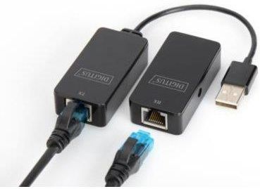 Digitus Przedłużacz/Extender USB 2.0 po skrętce Cat.5e/6 UTP do 50m (DA70141)