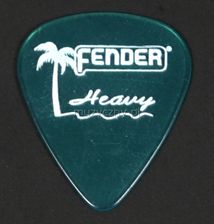 Fender California Clear heavy surf green - Kostki do gitar
