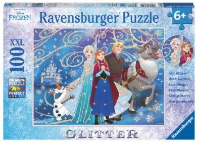 Ravensburger Puzzle Xxl 100el.ementów - Disney Kraina Lodu -Błyszczący Śnieg 13610