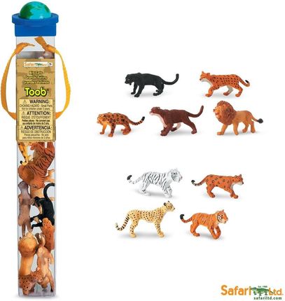 Safari Ltd Wielkie Koty 9 Szt. W Tubie 33 cm (694604)