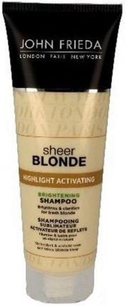 John Frieda Sheer Blonde Blond Highlight Activating Szampon Rozœświetlający do Włosów 250ml