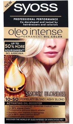 Syoss Farba do Włosów Oleo 10-50 Popielaty Blond