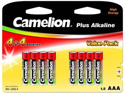 Camelion   AAA (LR03), 8 (4+4) value pack (11044803) 