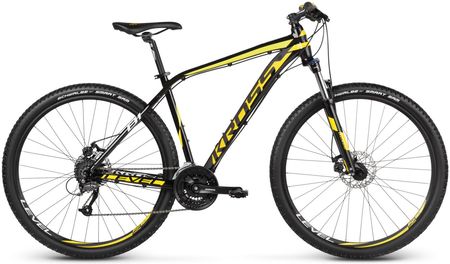 Rower Kross Level B1 Czarny Żółty Biały 2017
