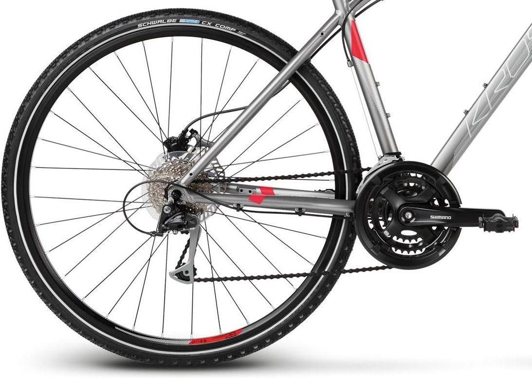 Rower Kross Evado 4.0 Grafitowy Srebrny Czerwony 2017 Rowery Górskie