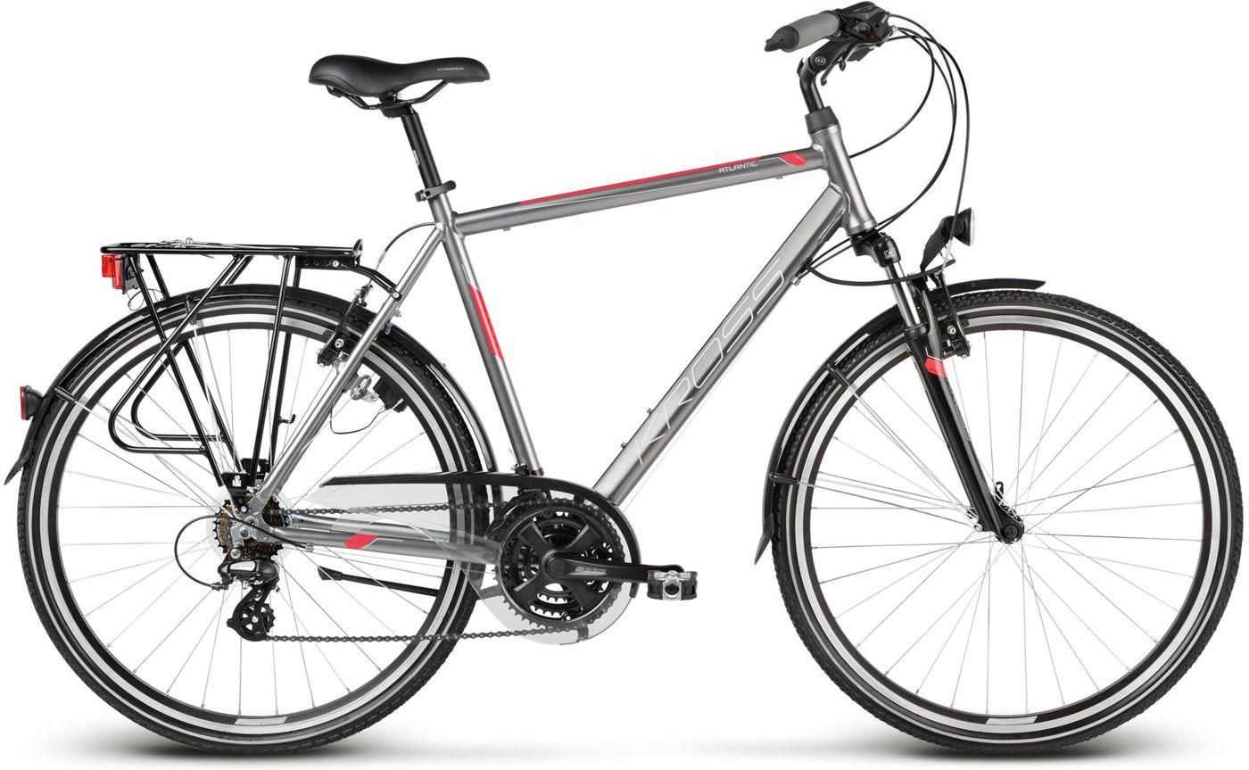 Rower Kross Trans Atlantic Grafitowy Czerwony 2017 Rowery Turystyczne