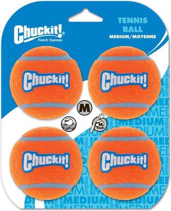 chuckit! TENNIS BALL MEDIUM 4PK (57404)