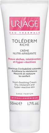 Uriage Toléderm Nutri-Soothing Cream for Sensitive/Intollerant Very Dry Skin (50ml)