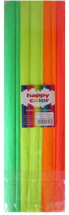Happy Color Bibuła Marszczona 25 X 200Cm Mix Fluo Ha3640 2520