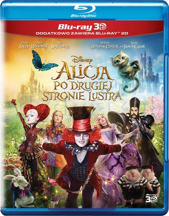 Alicja po Drugiej Stronie Lustra [Blu-Ray 3D]+[Blu-Ray] (DVD)