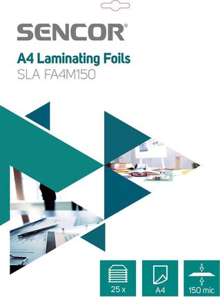 Sencor Folia do laminowania A4 25 szt. SLA FA4M150