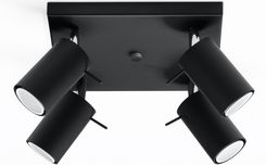 Zdjęcie Sollux Plafon RING 4 czarny (SL.0094) - Kołobrzeg