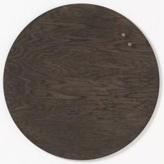 NAGA Drewniana tablica magnetyczna okrągła orzech 45 cm 70792