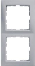 Zdjęcie Berker B.Kwadrat Ramka 2-Krotna, Alu, Mat 5310128994 - Szczyrk