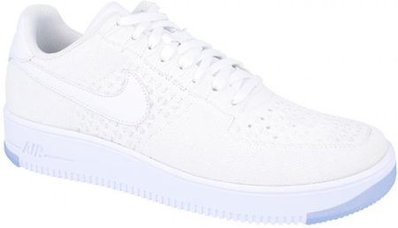 nike air force flyknit low white