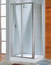 Zdjęcie Novellini harmonijkowe, profil chrom, LUNES S (LUNESS96-1K) - Piotrków Trybunalski