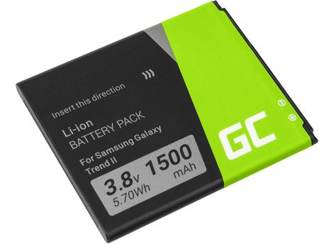 Bateria Green Cell Bateria Eb425161Lu Do Samsung Galaxy Ace 2, Trend, S Duos, S3 Mini (BP22) - zdjęcie 1