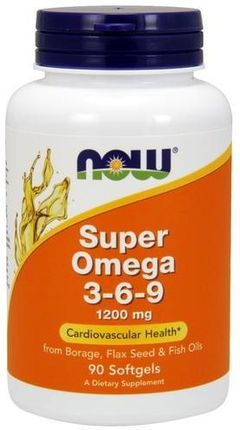 Now Foods Super Omega 3-6-9 1200Mg 90 Kaps