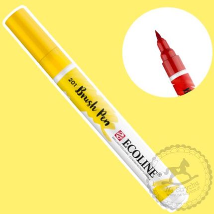 talens Ecoline Brush Pen Marker 201 Light yellow
