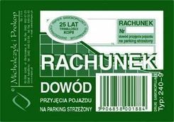 Michalczyk Prokop R-K DOWÓD PRZYJĘCIA POJAZDU NA PARKING STRZEŻONY
