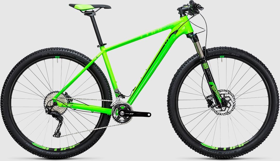 Rower Cube Ltd Pro 2X Zielony Czarny 2017 Rowery Górskie Męskie