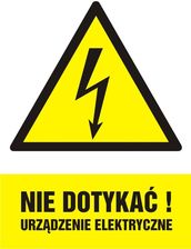 TDC Nie dotykać! Urządzenie elektryczne HA001 - Instrukcje i znaki BHP