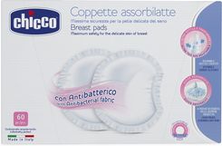 Chicco Wkładki Laktacyjne antybakteryjne 60 szt (61773) - Wkładki laktacyjne i muszle