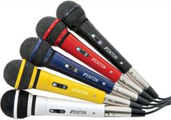 FENTON  Zestaw 5 kolorowych mikrofonów dynamicznych Skytec