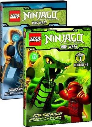 Lego Ninjago. Rok węży część 1+2 Pakiet [2DVD]