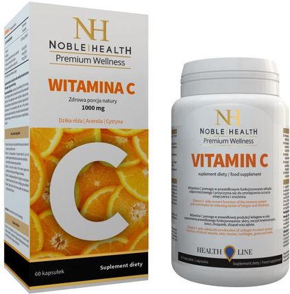 Noble Health Witamina C 60 kaps.