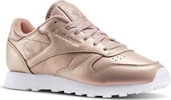 reebok classic leather pearlized rose gold