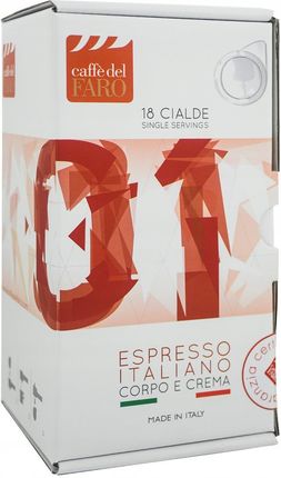 Caffe Del Faro Kawa W Saszetkach Espresso Italiano  Saszetki Ese 18Szt