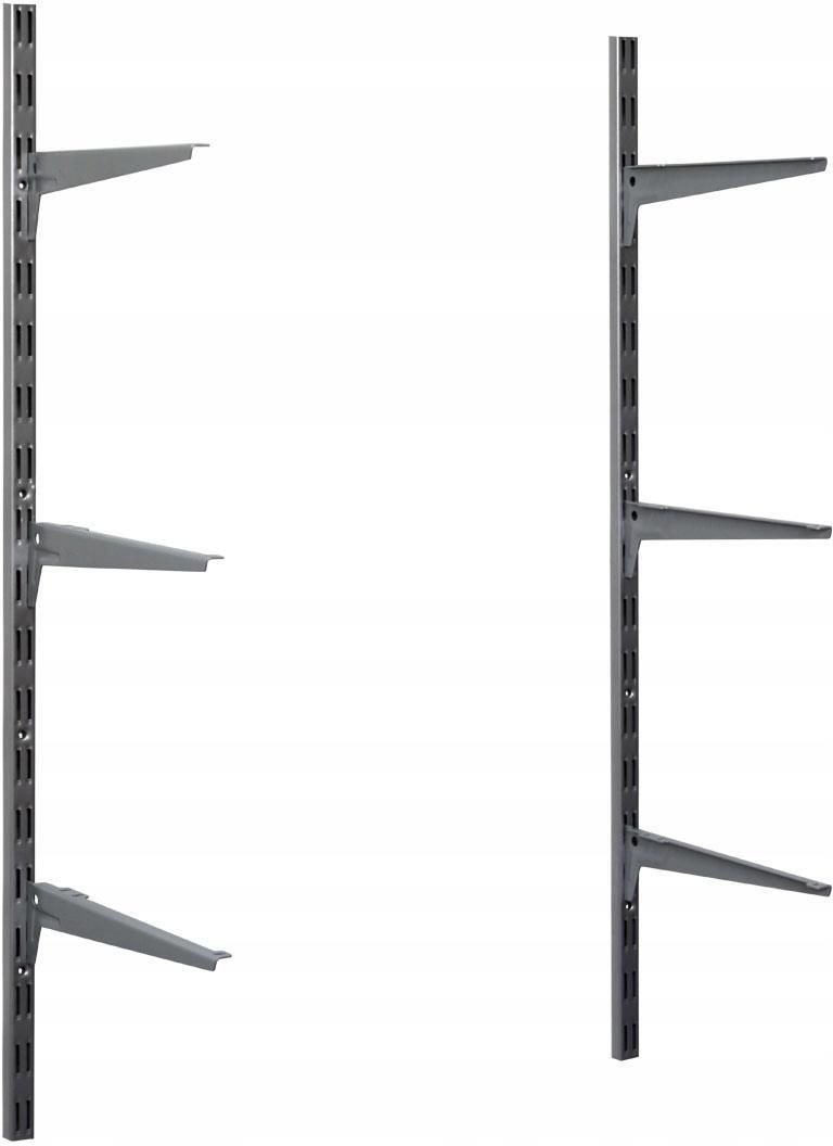 Element System Nośnik typu ANGLE komplet 2 szt. gł. 280 mm szary - zdjęcie 3 Element System Nośnik typu ANGLE komplet 2 szt. gł. 280 mm szary