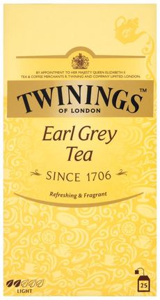 Twinings Earl Grey Czarna Herbata Z Aromatem Bergamoty (25 Torebek) 50 G