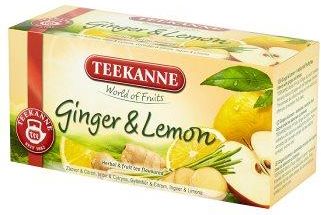 Teekanne  World Of Fruits Ginger & Lemon Mieszanka Herbatek Ziołowych I Owocowych 35 G (20 Torebek)