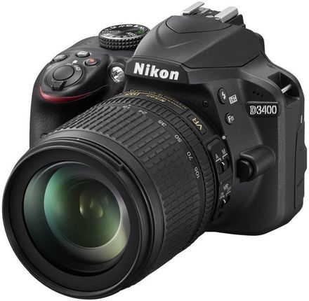 Nikon D3400 Czarny + Nikkor 18-105mm VR