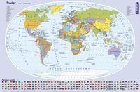 Podkładka na biurko – mapa Świata