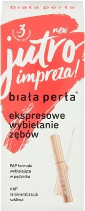 Biała perła Jutro Impreza Pasta wybielająca 30 ml + żel wybielający 8 ml - zdjęcie 2
