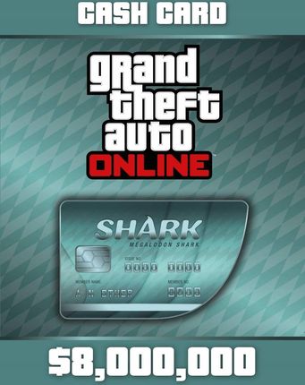 Grand Theft Auto Online: Megalodon Shark Cash Card - 8,000,000$ (PC)