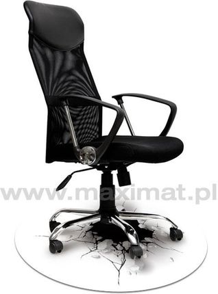 MAXIMAT Mata ochronna pod krzesło na kółkach z grafiką 059 - pod fotel obrotowy - okrągła śr. 100cm, gr. 1,3mm