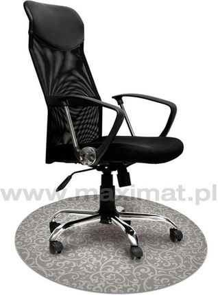 MAXIMAT Mata ochronna pod krzesło na kółkach z grafiką 062 - pod fotel obrotowy - okrągła śr. 100cm, gr. 1,3mm