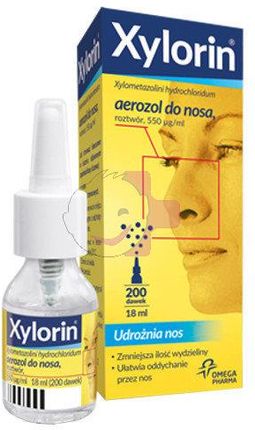 Xylorin 0,55 mg/ml aerozol do nosa 18ml