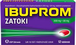 Zdjęcie IBUPROM ZATOKI 12 tabl. - Ostróda