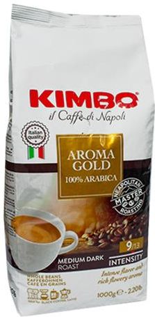 Kimbo Aroma Gold 100% Arabika 1Kg - zdjęcie 2 Kimbo Aroma Gold 100% Arabika 1Kg