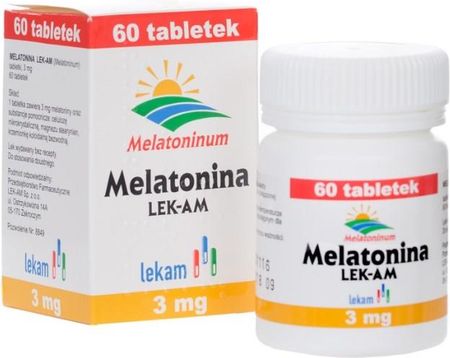 Melatonina LEK-AM 3mg 60 tabletek