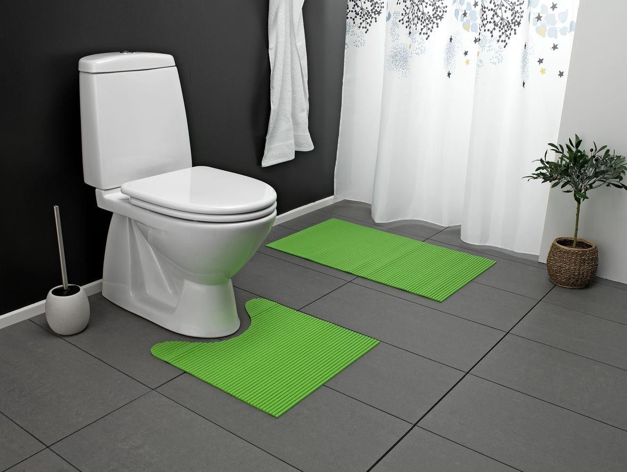 Jysk Komplet Mat Łazienkowych Idala 2 Szt. Zielony Opinie i