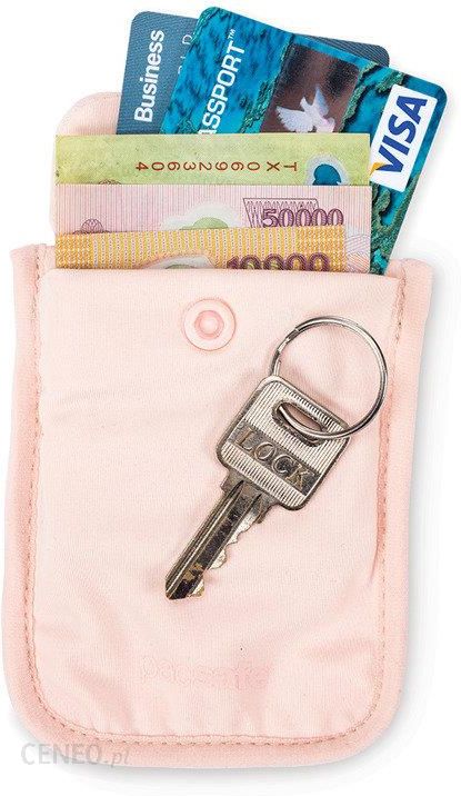 Damski sekretny portfel Coversafe S25 różowy Pacsafe