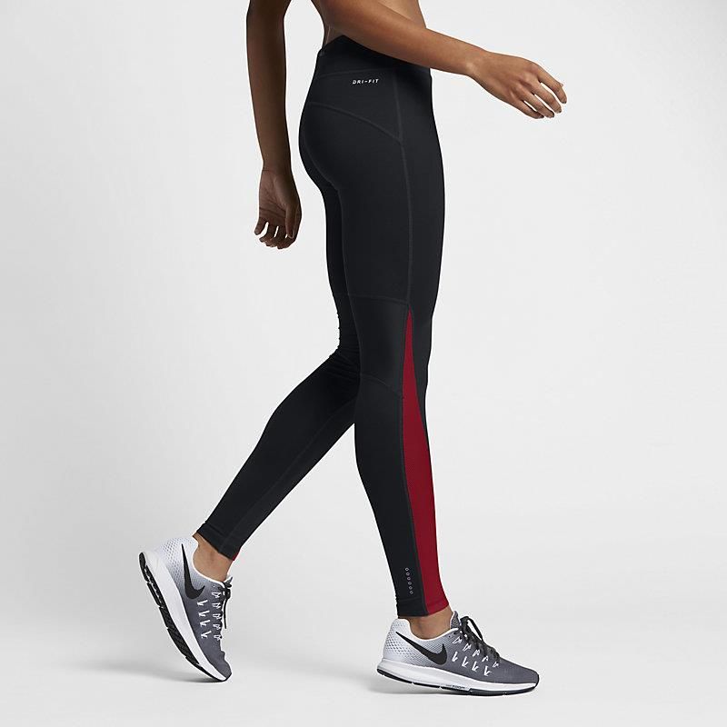 Czerwone Legginsy Nike 