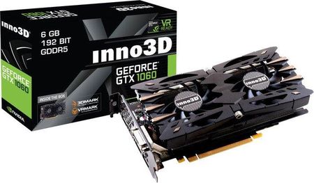 Inno3D GeForce GTX 1060 Twin X2 6GB (N106F-2SDN-N5GS) Karta